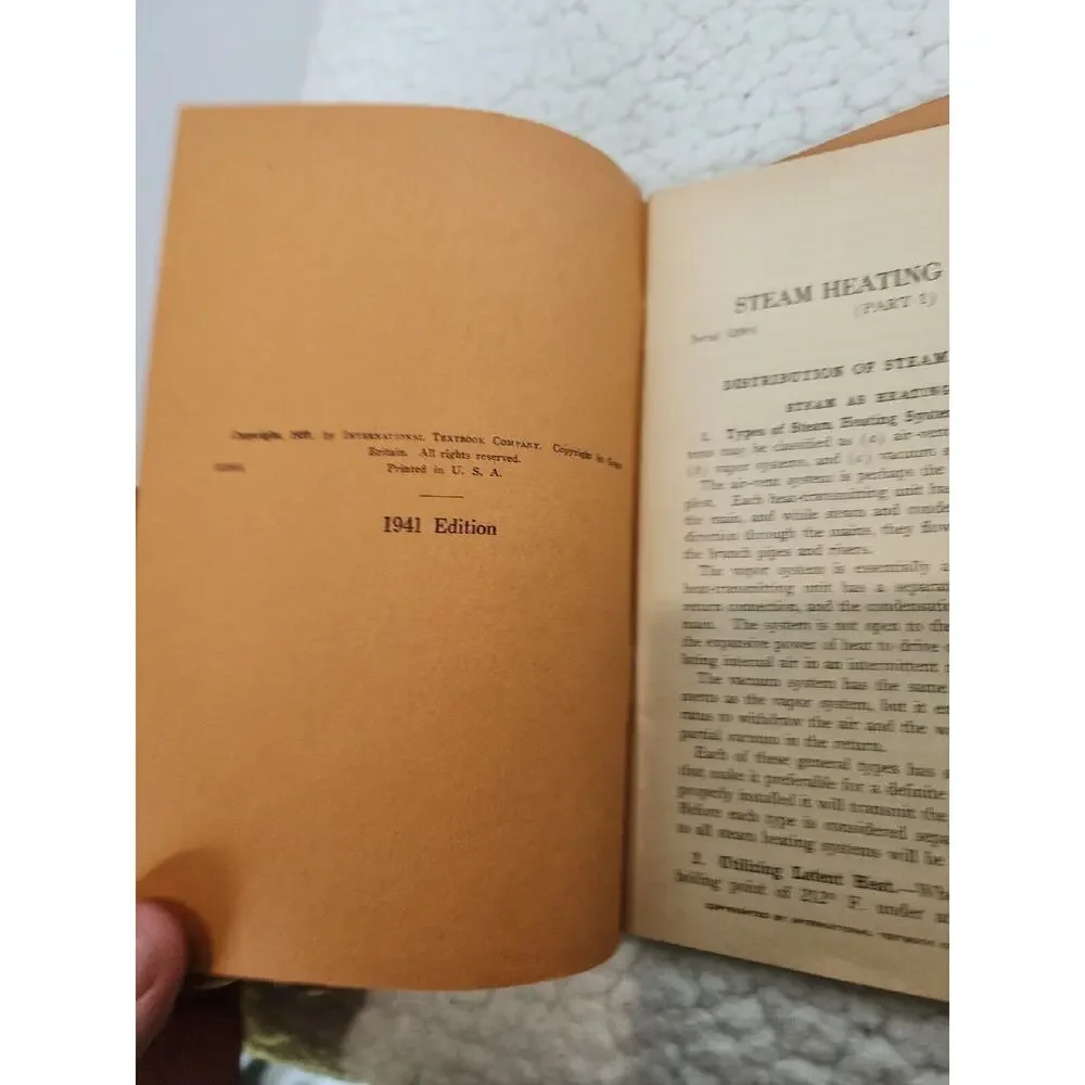 International correspondent schools Steam, Pipe Training Books From World War 2